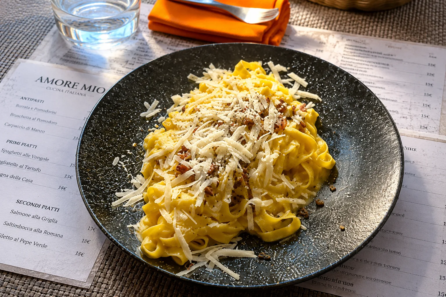 Détail Plats Amore Mio