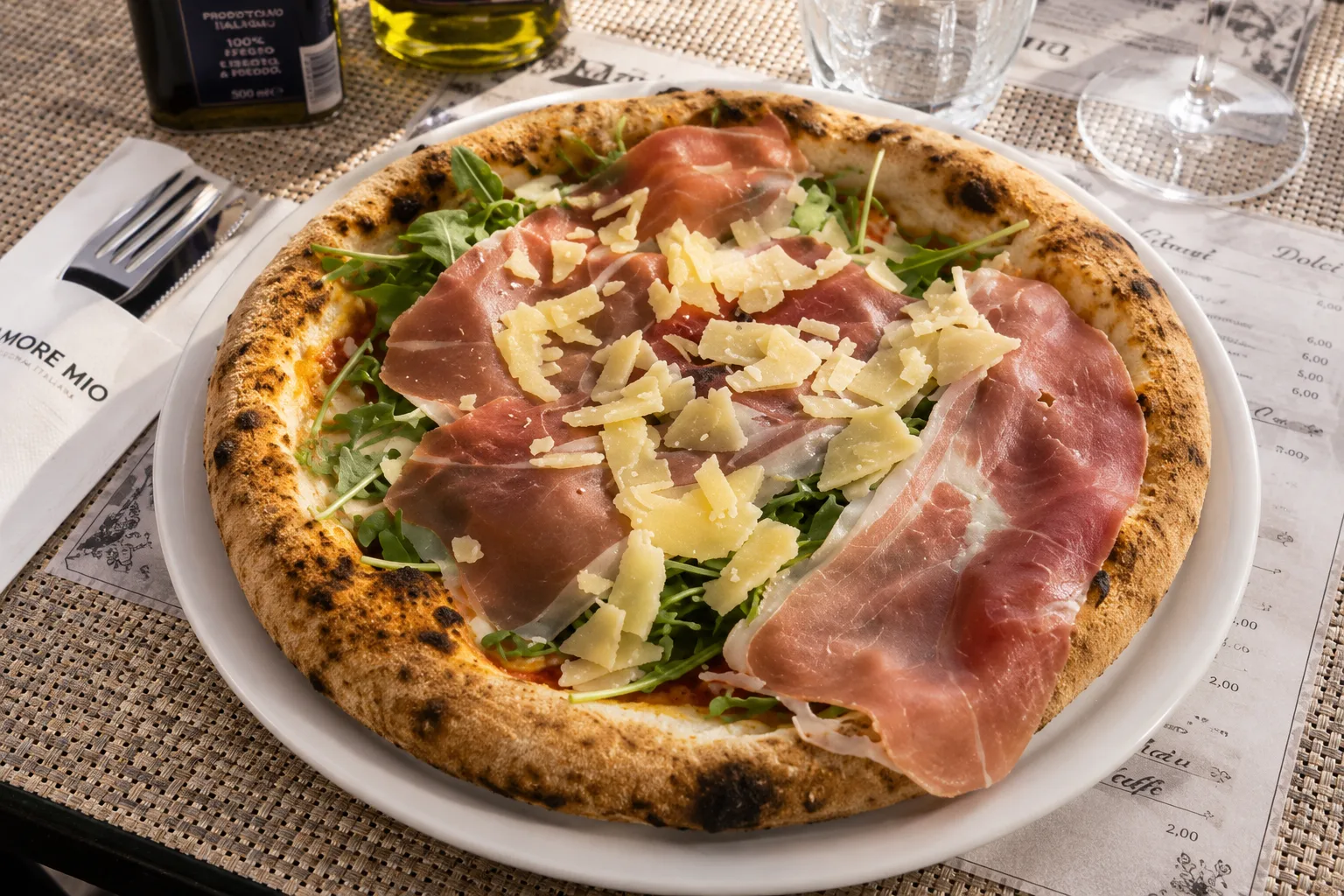 Détail Pizzas Amore Mio