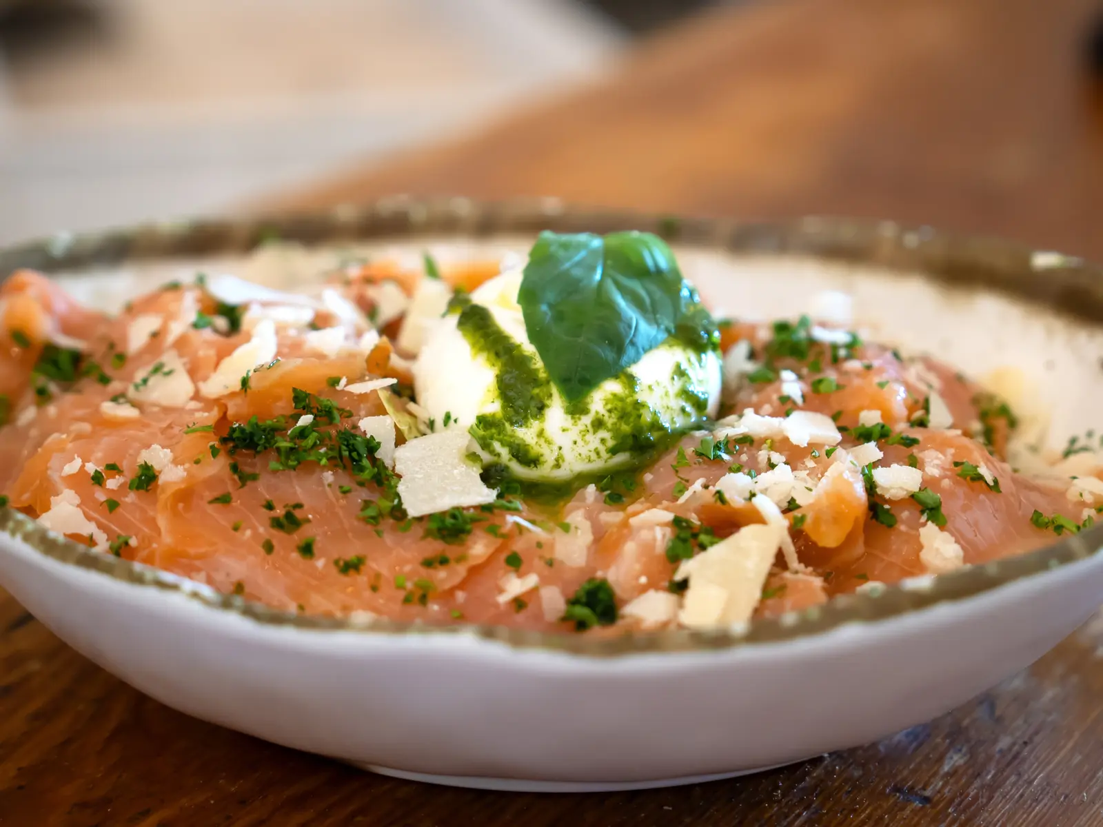 Saumon sauce verte